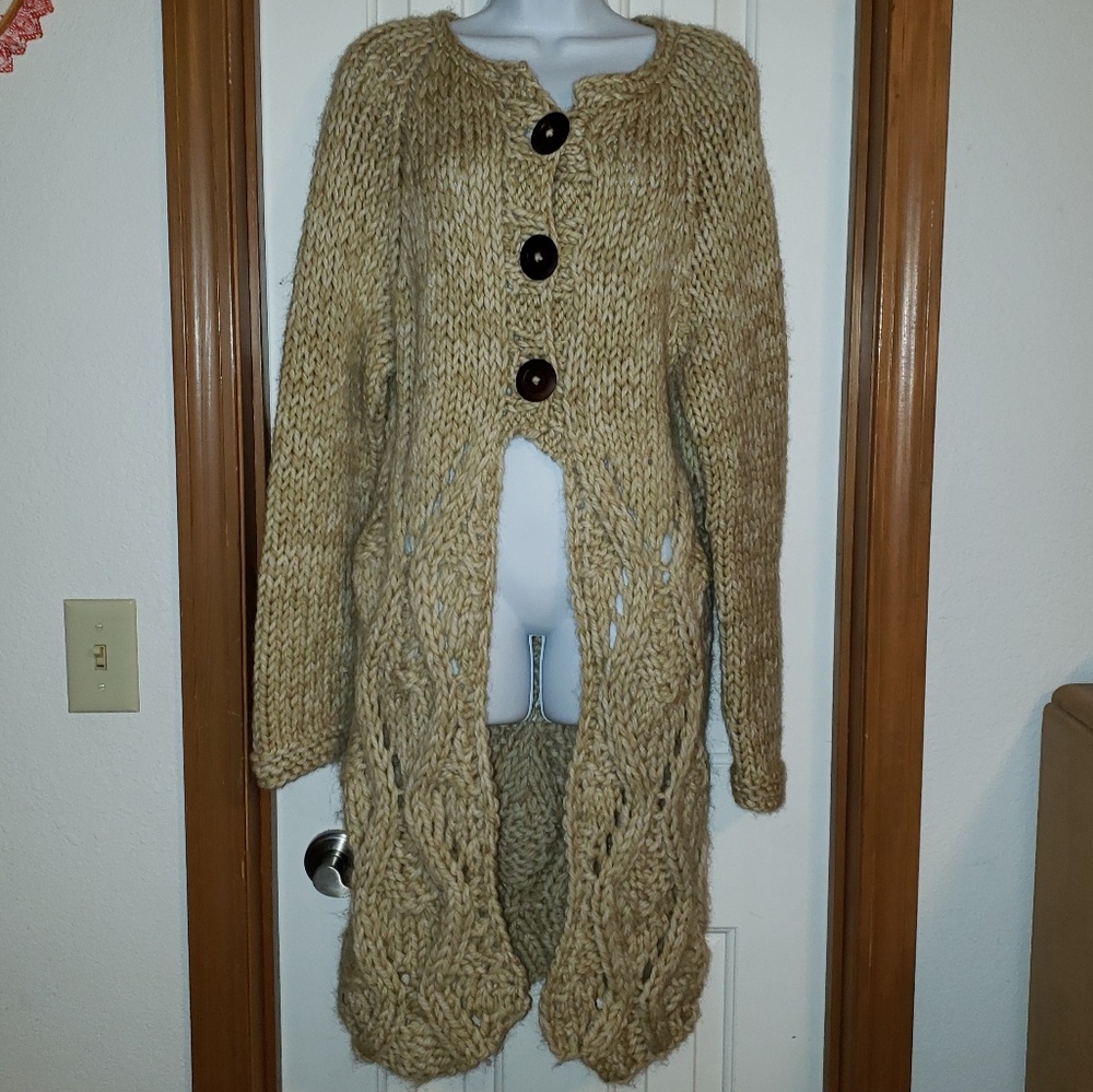 Hand Knit Wool Jacket